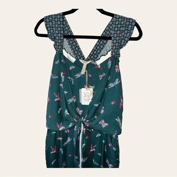 Women’s MATILDA JANE JUMPSUIT SIZE SMALL GREEN IN COLOR - Picture 3 of 11